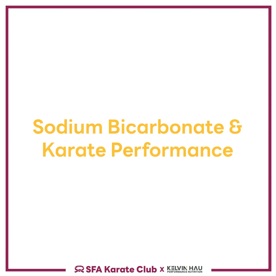 Sodium Bicarbonate & Karate Performance — image 2 of 9